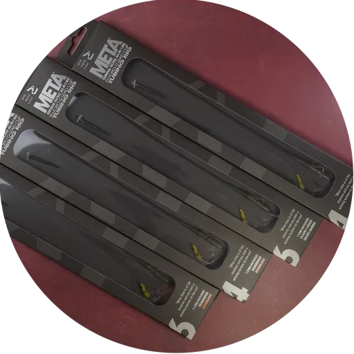 One more cast hotový návazec meta terminal tackle all-in-1 rig blend tubing fluoro d rig barbless - velikost 4