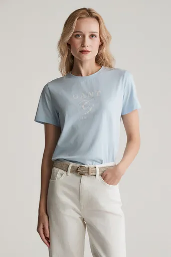 TRIČKO GANT REG GRAPHIC SS T-SHIRT FRESH BLUE