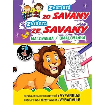 Zvieratá zo Savany Zvířata ze Savany: maľovanka / omalovánka (978-80-8444-080-6)