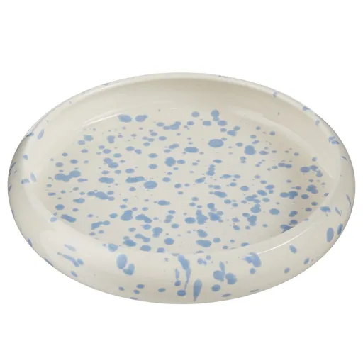 BOOGY SPLASH Talíř na těstoviny - sv. modrá