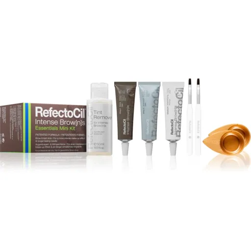 RefectoCil Intense Brow[n]s Essentials Mini Kit set pro úpravu obočí na obočí