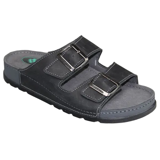 SANTÉ Dámské pantofle N/211/1/60/CP Černá v.38