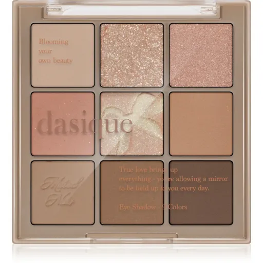 Dasique Eye Shadow Pallete paletka očních stínů odstín 24 Muted Nuts 7 g