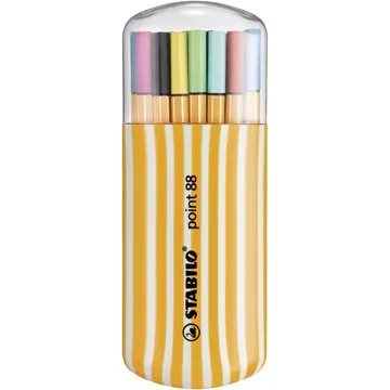 STABILO Liner Point 88 Twister Zebrui 20 barev (4006381340984)