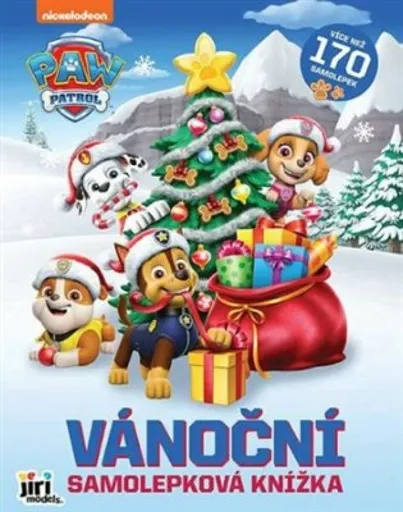 Vánoční samolepková knížka Tlapková Patrola