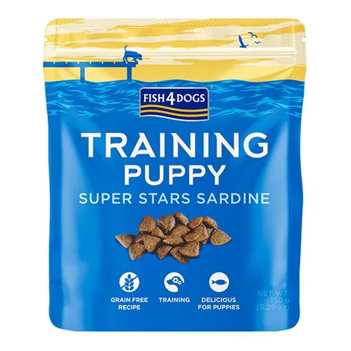FISH4DOGS Pamlsky pro štenátka TRAINING sardinka 150 g