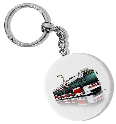 Klíčenka kulatá - Tramvaj RT6