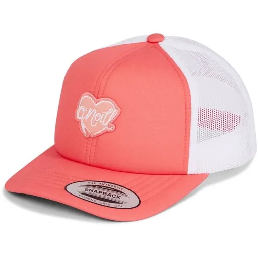 O'Neill FLOOD TRUCKER Dívčí kšiltovka, lososová, velikost UNI