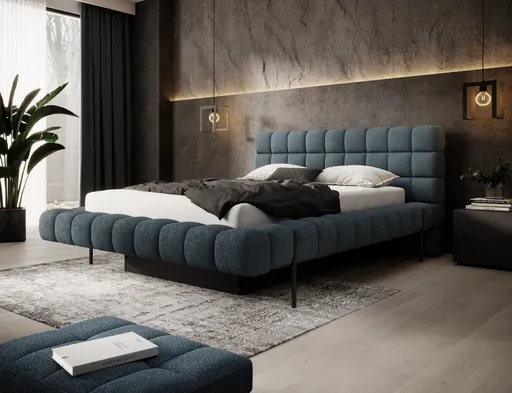 Postel Magentta s kovovým rámem 180x200