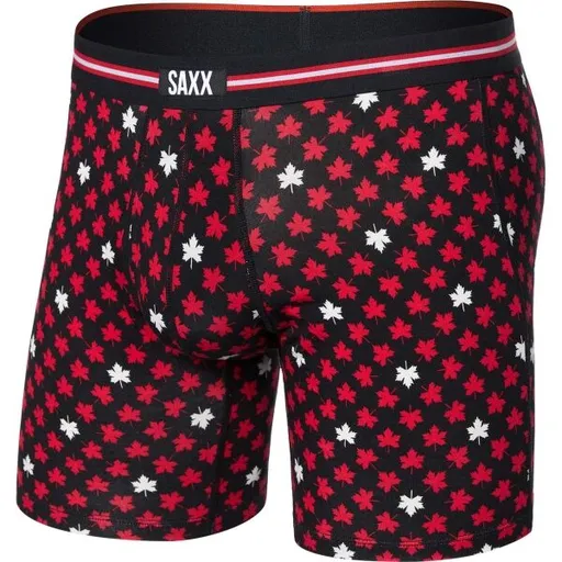 SAXX VIBE XTRA SOFT COMFORT BOXER BRIEF FLY Pánské boxerky, černá, velikost