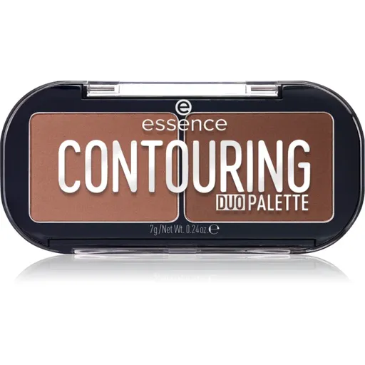 essence CONTOURING DUO PALETTE konturovací paletka odstín 20 Darker Skin 7 g