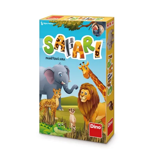 Dino Toys Safari Cestovní hra 37 kartiček