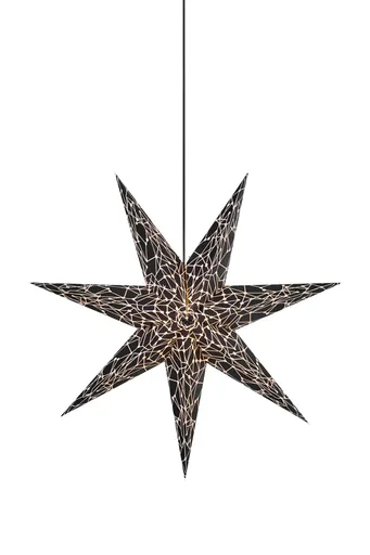 Markslöjd Karla černá závěsná hvězda 75 cm