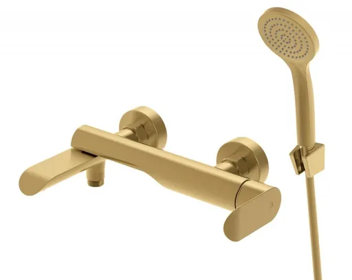 Rubineta Vanová baterie ULTRA U-10/K NEW GOLD s příslušenstvím OLBAU1KPGD8