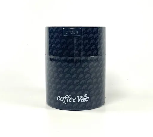 Vakuová dóza Tightvac 250g - černá vzor kávy