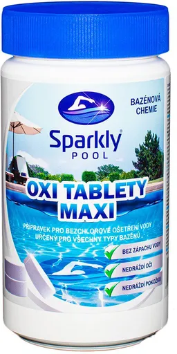 Sparkly POOL Oxi kyslíkové tablety MAXI 1 kg (938052)