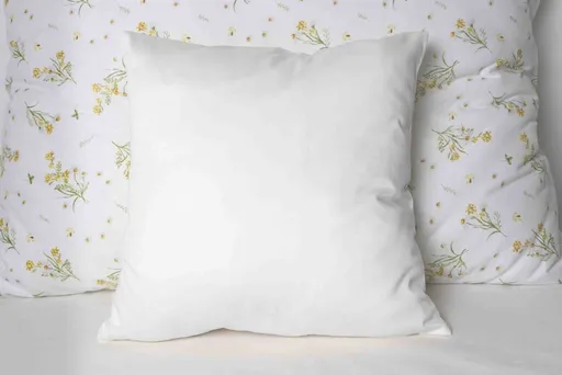 Polášek Jednobarevný povlak na polštář Jersey - Bílá | 40 x 40 cm