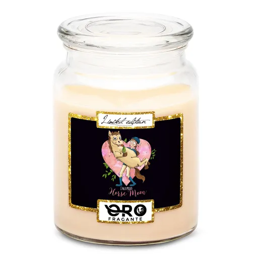 Svíčka Horse mom (Vůně svíčky: Vanilka)