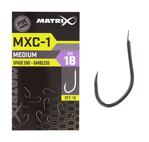 Matrix háčky mxc-1 barbless spade 10 ks - 14