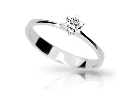 Cutie Jewellery Minimalistický prsten z bílého zlata Z6812-1953-10-X-2 55 mm