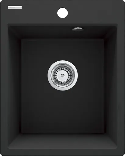 DEANTE Corio metalická grafitová granitová dřez, s jednou misou ZRC_G103