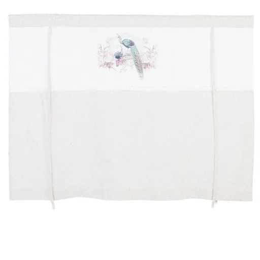 Záclonka páv 120*90 cm Clayre & Eef