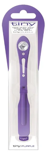 Lampička do knížky s LED úzká - fialová