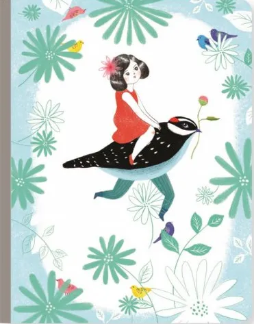 Krásný designový linkovaný zápisník Chic