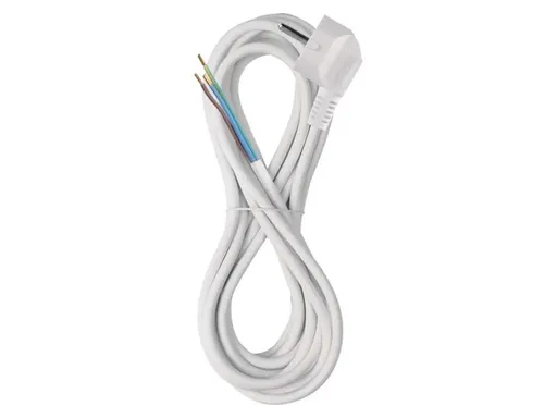 Flexo šňůra PVC 3x1,0mm 5m bílá EMOS S14315