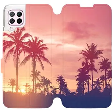 Flipové pouzdro na mobil Huawei P40 Lite - M134P Palmy a růžová obloha (5903516138135)