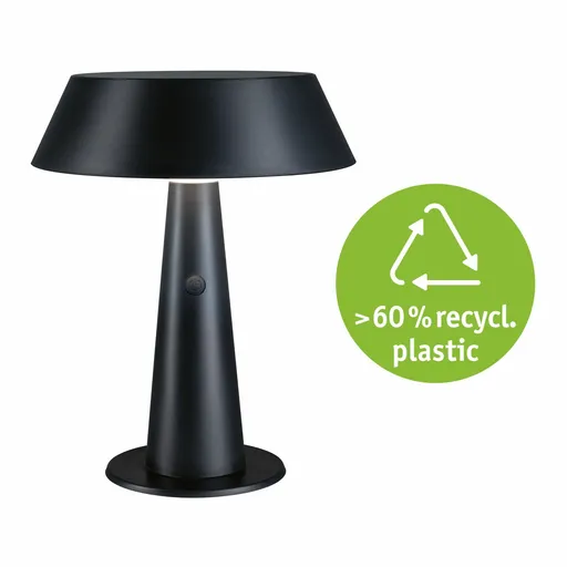 PAULMANN Solární LED stolní lampa Soala 2700K 2,1W antracit