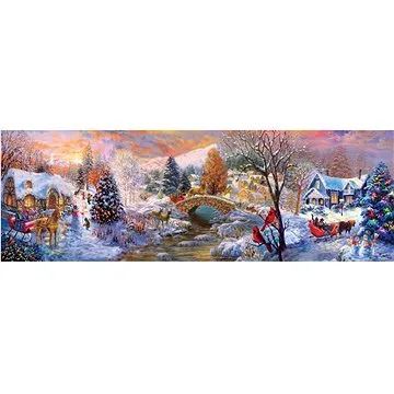 Eurographics Panoramatické puzzle Jedeme k babičce 1000 dílků (628136653312)