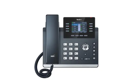 Yealink SIP-T44W SIP telefon, PoE, 2,8" 320x240 LCD, 21 prog.tl.,Wi-Fi, Bluetooth