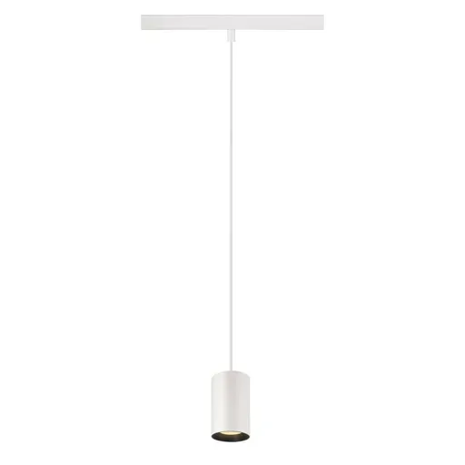 BIG WHITE (SLV) NUMINOS XS 48 V TRACK DALI, závěsné svítidlo, bílé/černé, 8,7 W, 700 lm, 3000 K, CRI90, 20° 1006786