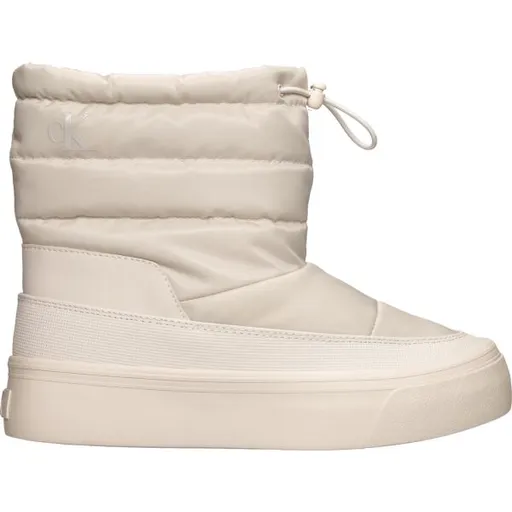 Calvin Klein VULC FLATF SNOWBOOT NYLON MIX MG Kotníková obuv, béžová, velikost