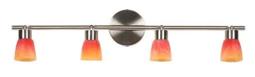 Drops Strip 4*40W G9 matný nikl duhový