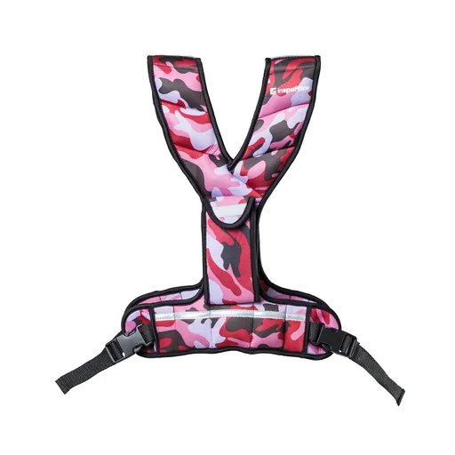 inSPORTline Zátěžová vesta Fitup 3 kg maskáčová růžová