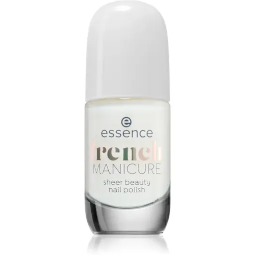 essence French MANICURE lak na nehty odstín 02 - rosé on ice 8 ml