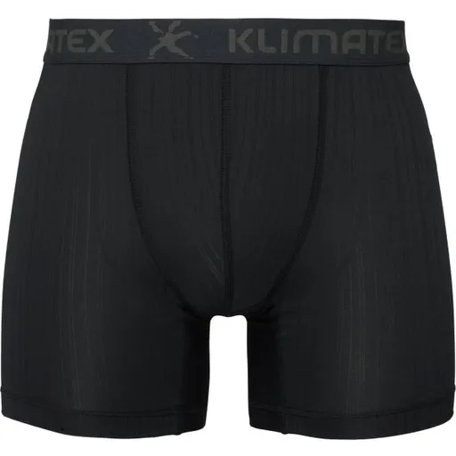Klimatex RUNE MID SILKTOUCH Pánské funkční boxerky, černá, velikost XXL