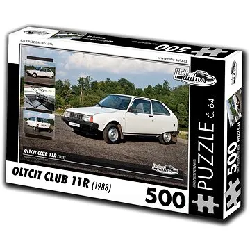 Retro-auta Puzzle č. 64 Oltcit Club 11R (1988) 500 dílků (8594047726648)