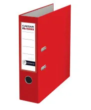 Pořadač A4 8cm pákový PP Imperator Rado červený prstokroužek bez lišt