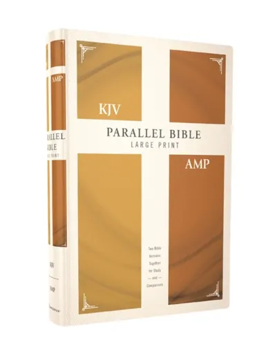 KJV, Amplified, Parallel Bible, Large Print, Hardcover, Red Letter - Zondervan