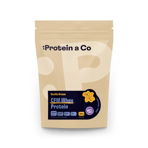 Protein a Co Bezlaktózový CFM Whey, 1kg Vanilla dream