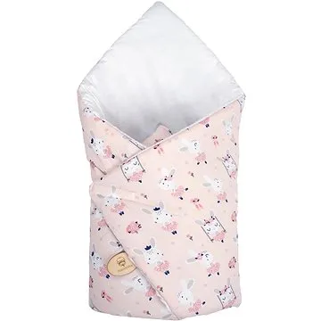 Maceshka Zavinovačka tisk Zajíčci baletky, růžový podklad (620)