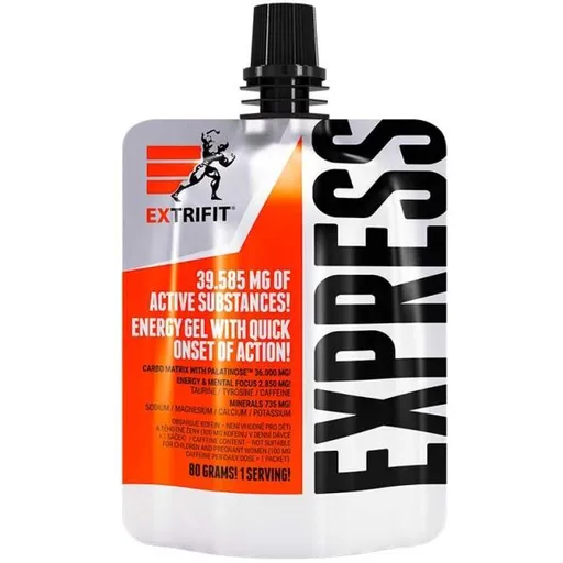 EXTRIFIT EXPRESS ENERGY GEL 80 g Energetický gel, , velikost