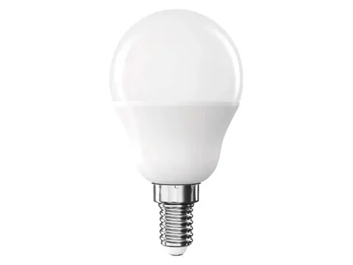 Žárovka LED E14 2,5W Classic Mini Globe bílá přírodní EMOS ZQ1D13