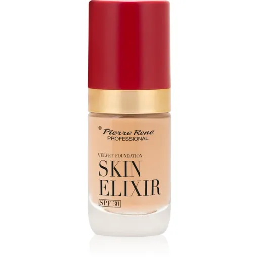 Pierre René Skin Elixir sametový make-up SPF 30 odstín no. 04 Warm Nude 25 ml