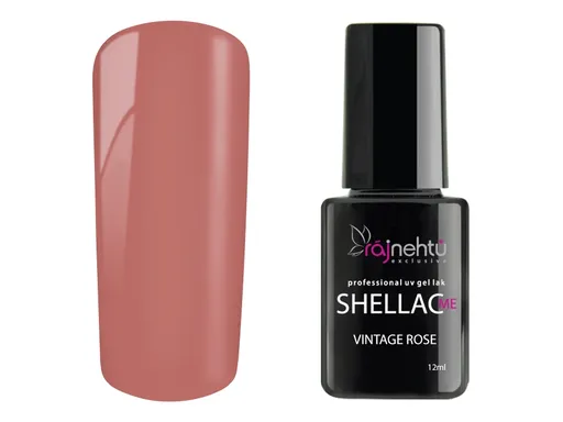 Ráj nehtů UV gel lak Shellac Me 12ml - Vintage Rose