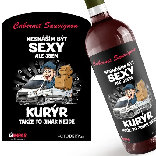 Víno Sexy kurýr (Druh Vína: Červené víno)