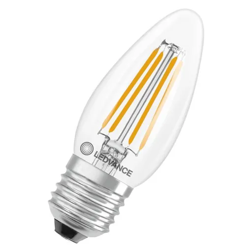 LEDVANCE LED Classic B 40 Filament DIM P 3.4W 827 čirá E27 4099854439001